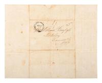 [MILITARIA]. 2 soldier's letters from Fort Leavenworth, each incl. Fort Leavenworth postmark.