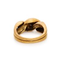 GUCCI, GOLD AND ENAMEL RING