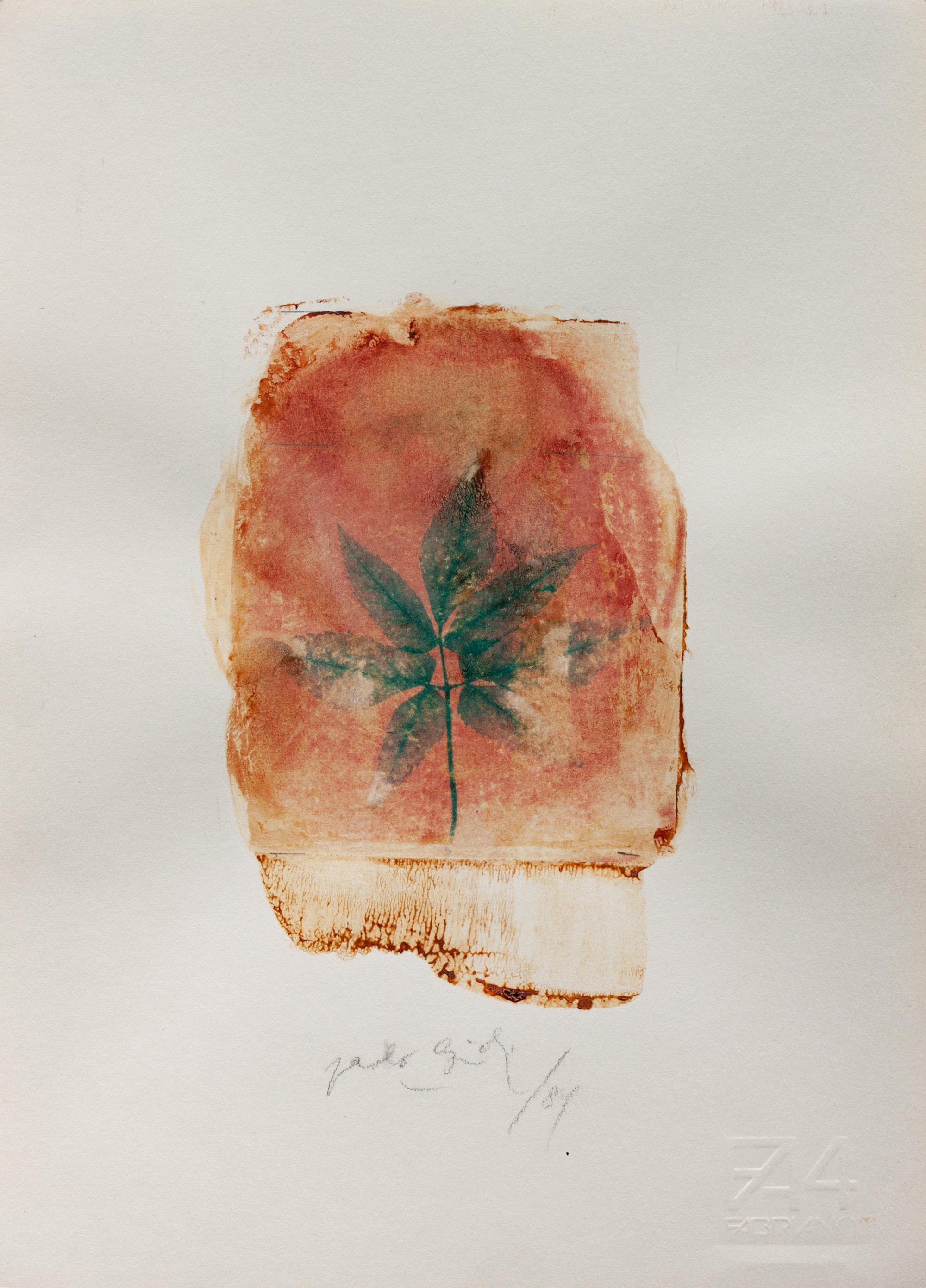A pair of works (Il Corpo Deli Autoritratto , 1983; Untitled (leaf) , 1984)