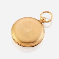 An eighteen karat gold hunting cased pocket watch, C.R. & Co.