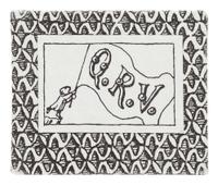 [MINIATURE BOOK]. GOREY, Edward (1925-2000). Q.R.V. Boston: Anne & David Bromer, 1989.