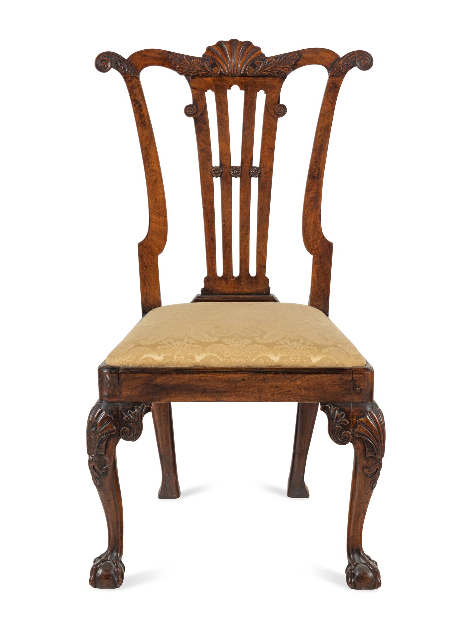 A George II Mahogany Side Chair