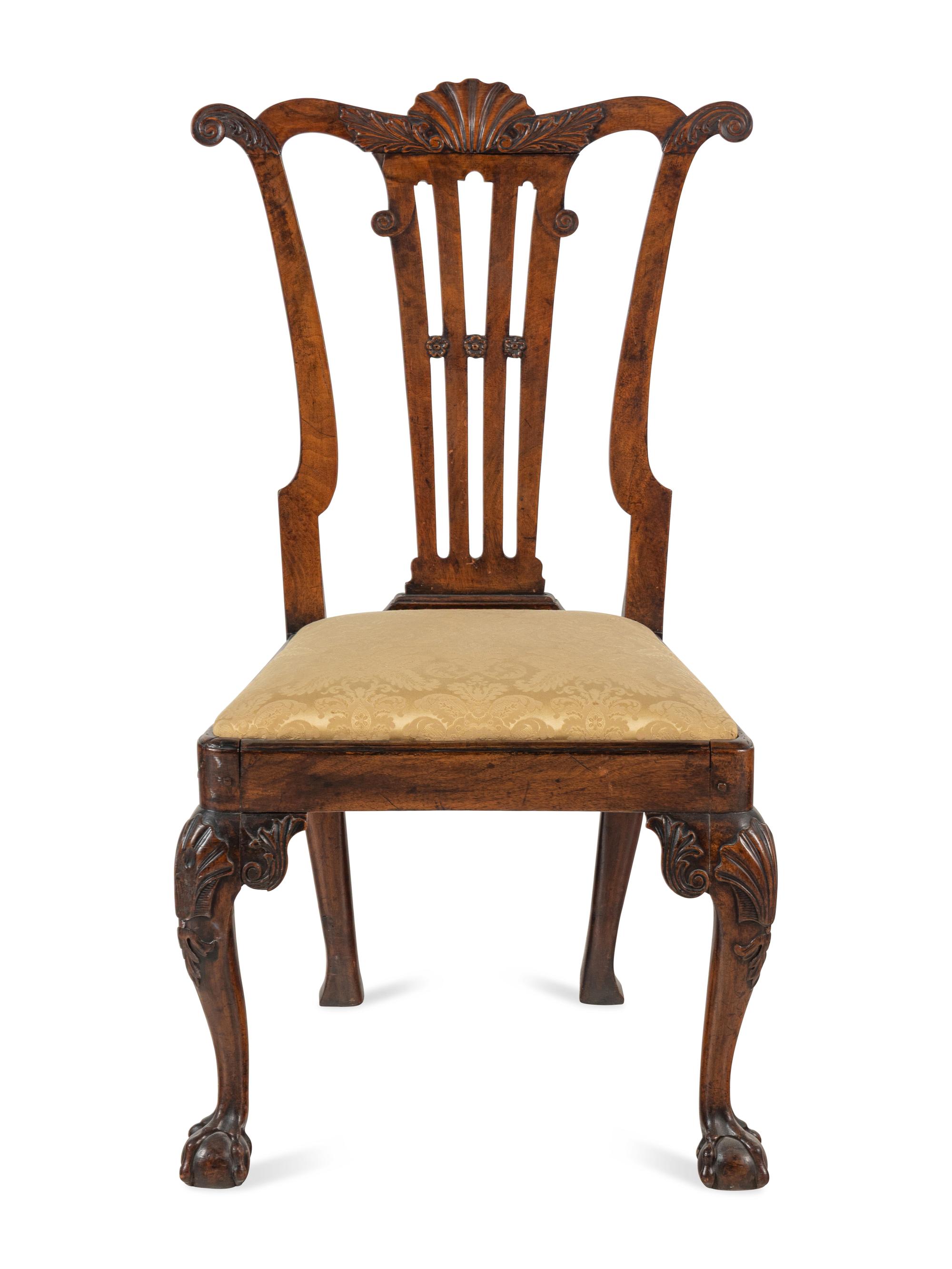 A George II Mahogany Side Chair