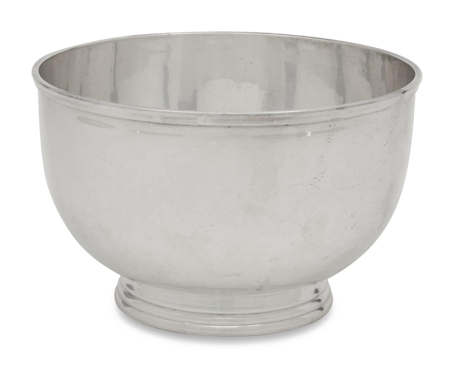 An Irish Silver Rose Bowl