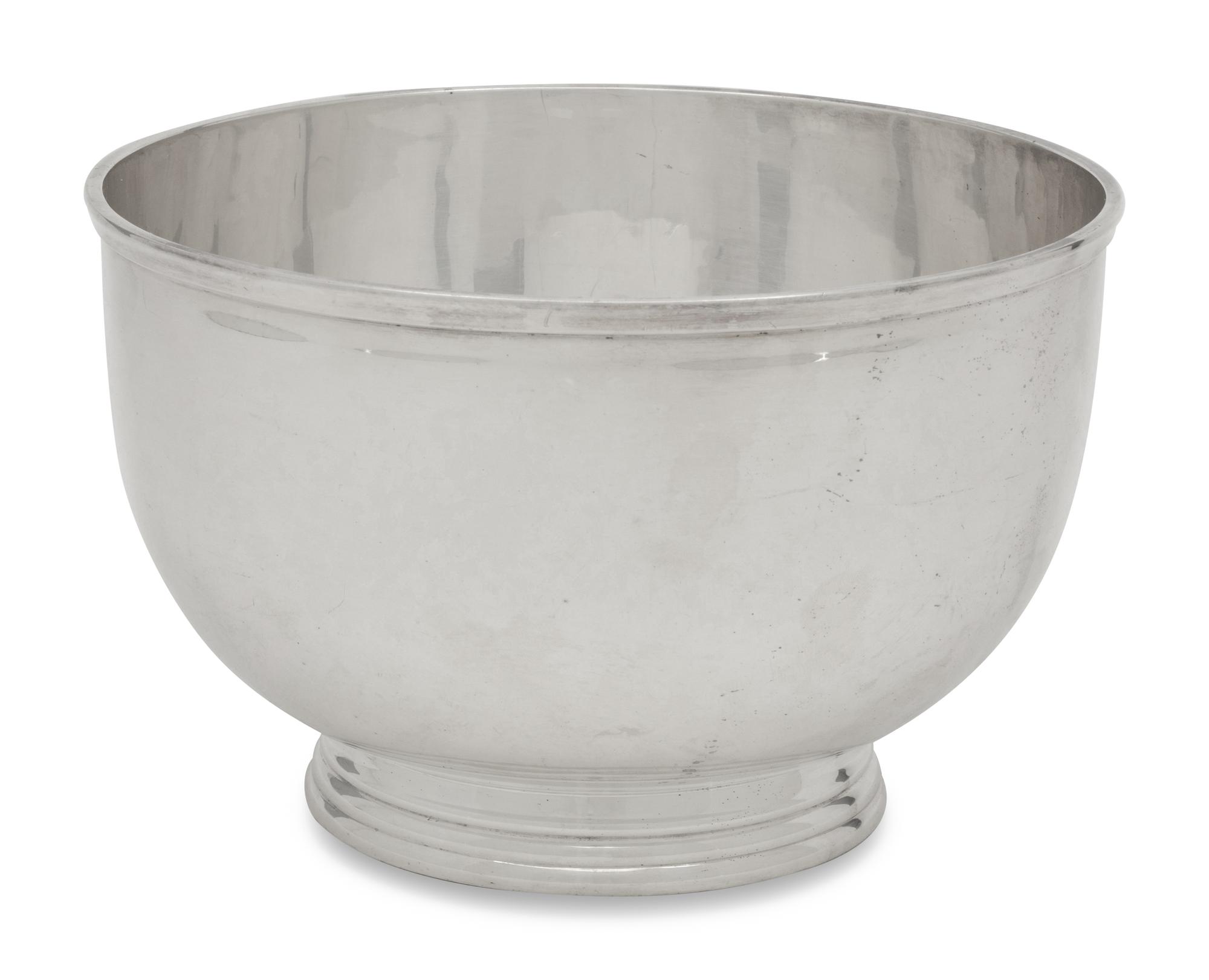 An Irish Silver Rose Bowl