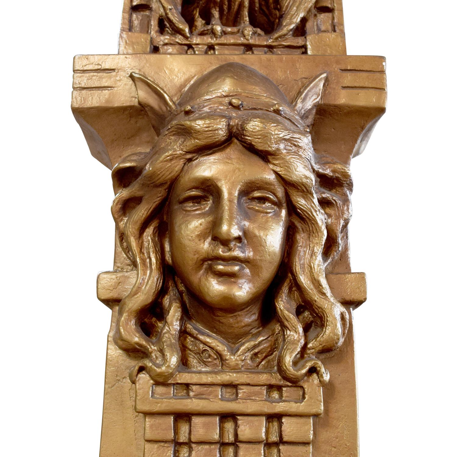 A Composition Column 10.25" W x 7" D x 83" H — United States, Circa 1931