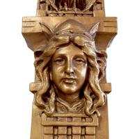 A Composition Column 10.25" W x 7" D x 83" H — United States, Circa 1931