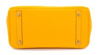 An Hermes Bicolor Jaune d'Or Epsom 30cm Birkin Handbag, 12" x 8.5" x 6".