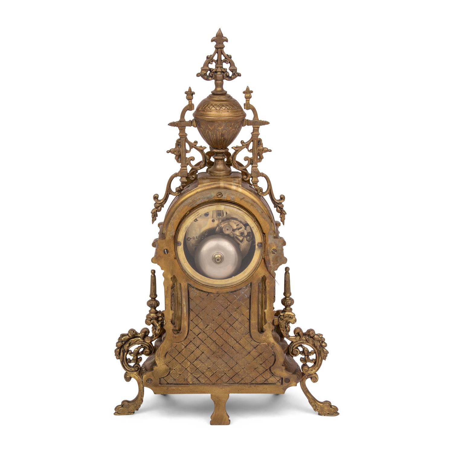 A French Gilt Bronze Mantel Clock