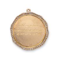 YELLOW GOLD AND DIAMOND PENDANT