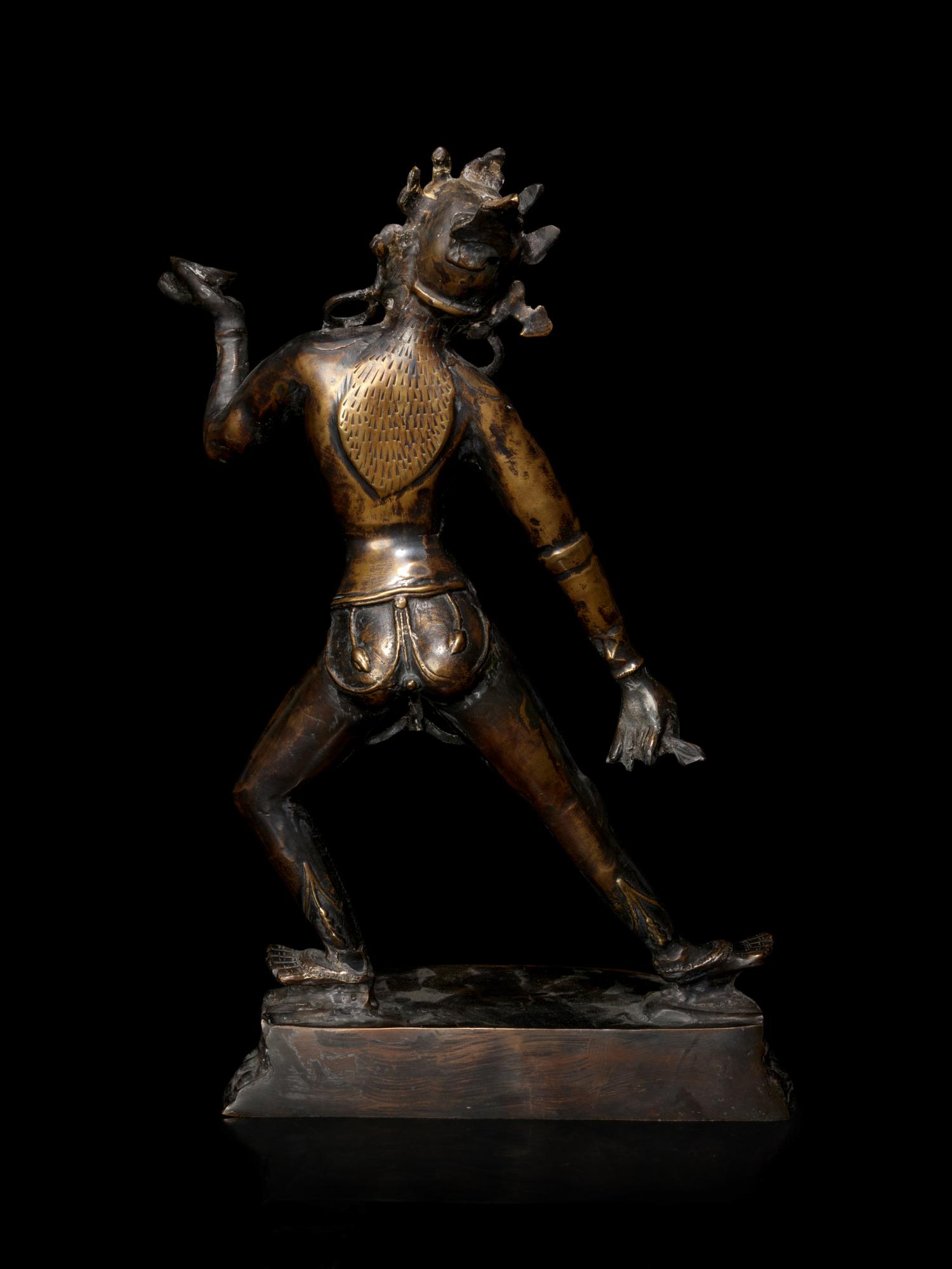 A Sino-Tibetan Bronze Figure of Vajrayogini