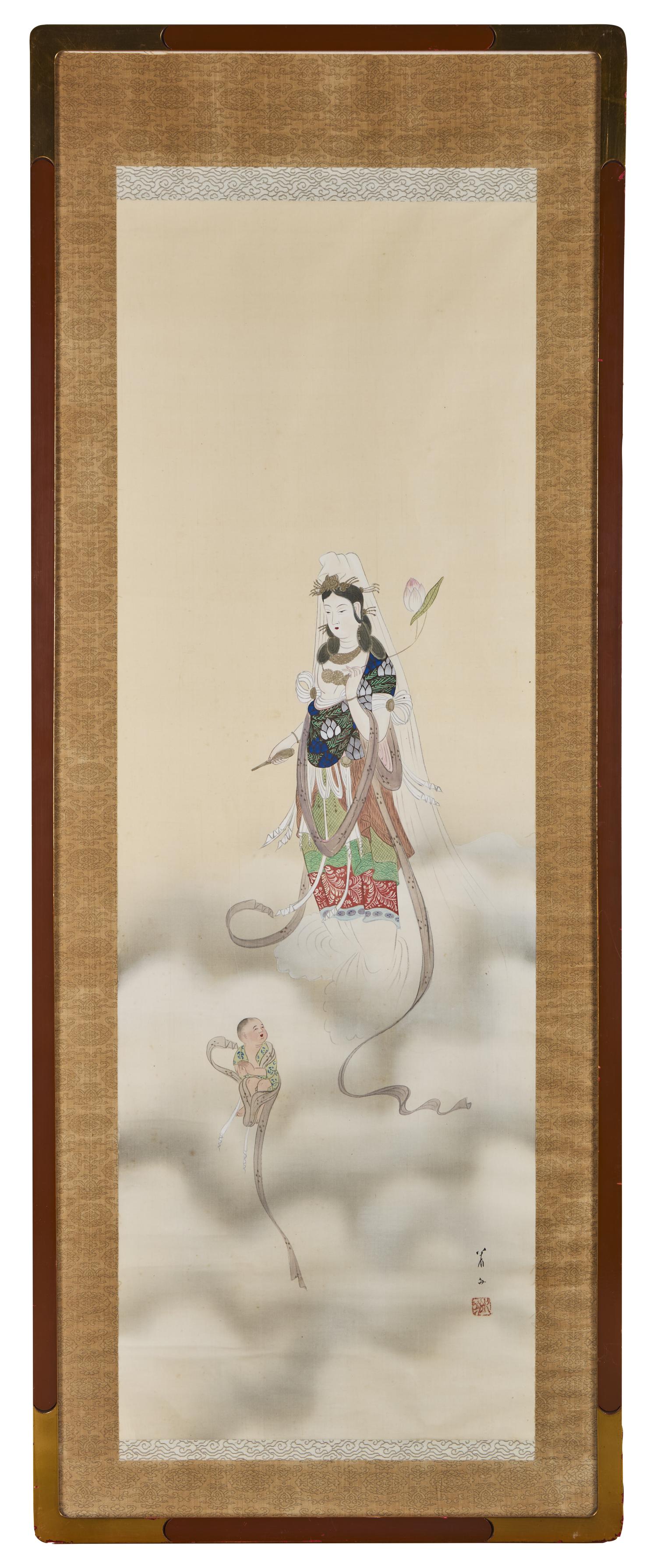 A Japanese 'Kannon' Painting