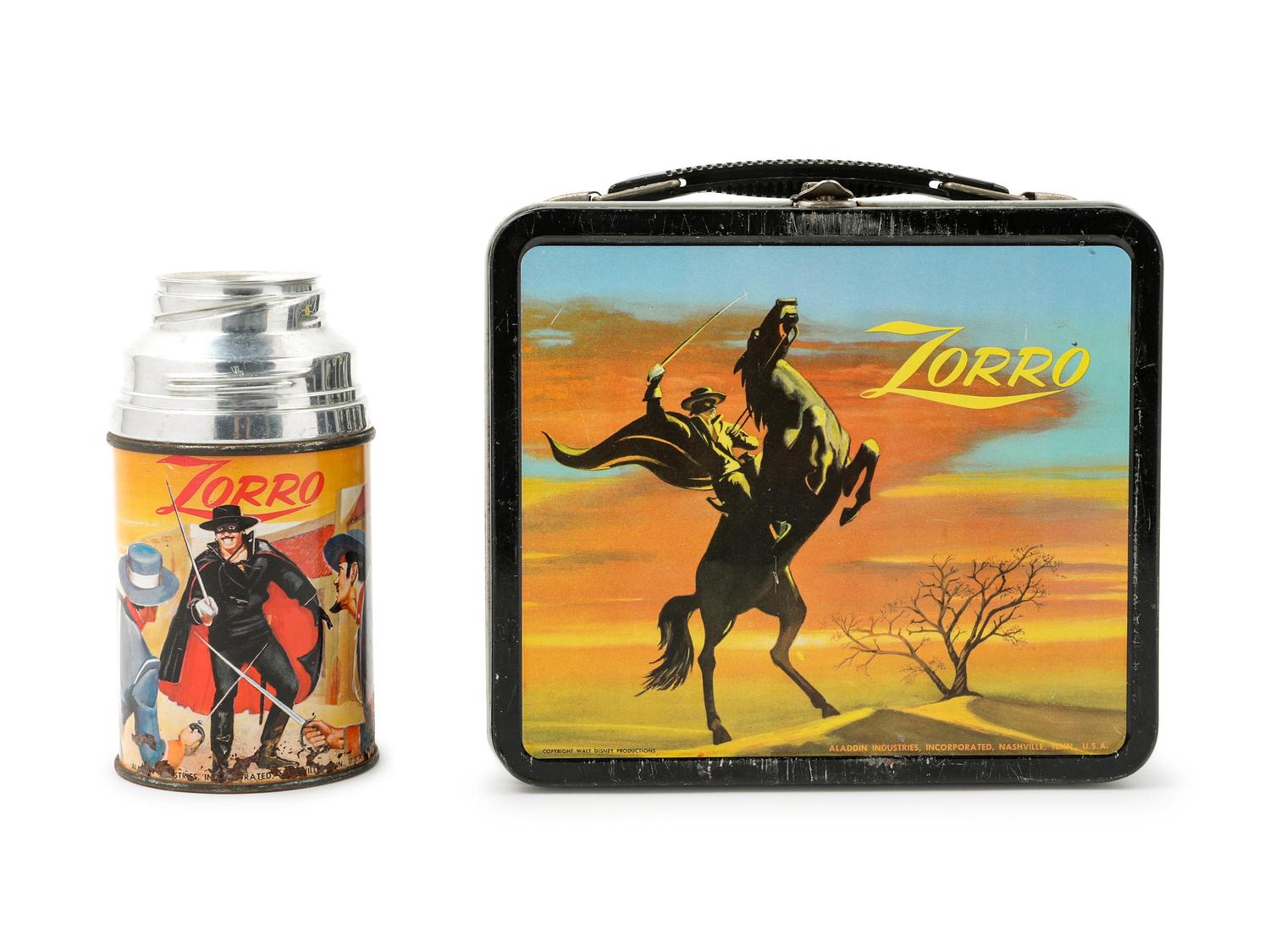 An Aladdin Industries "Zorro" Lunch Box