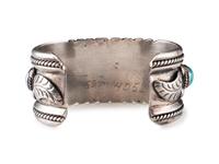 Navajo Silver and Turquoise Cuff Bracelets