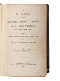[CIVIL WAR - NEW YORK]. A group of New York regimental histories, comprising: