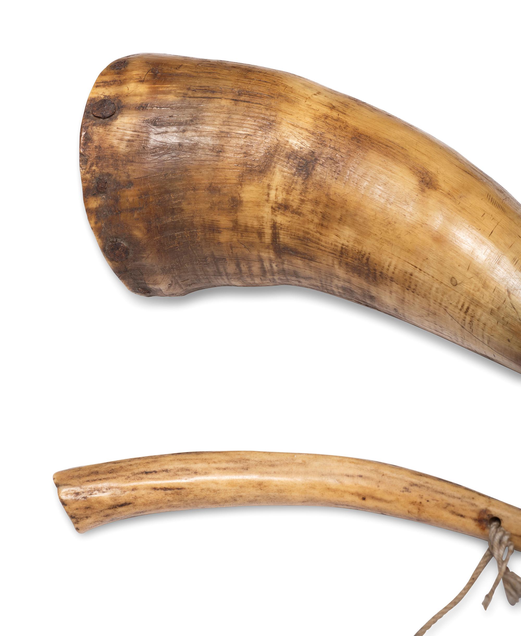 Decorated Powder Horns