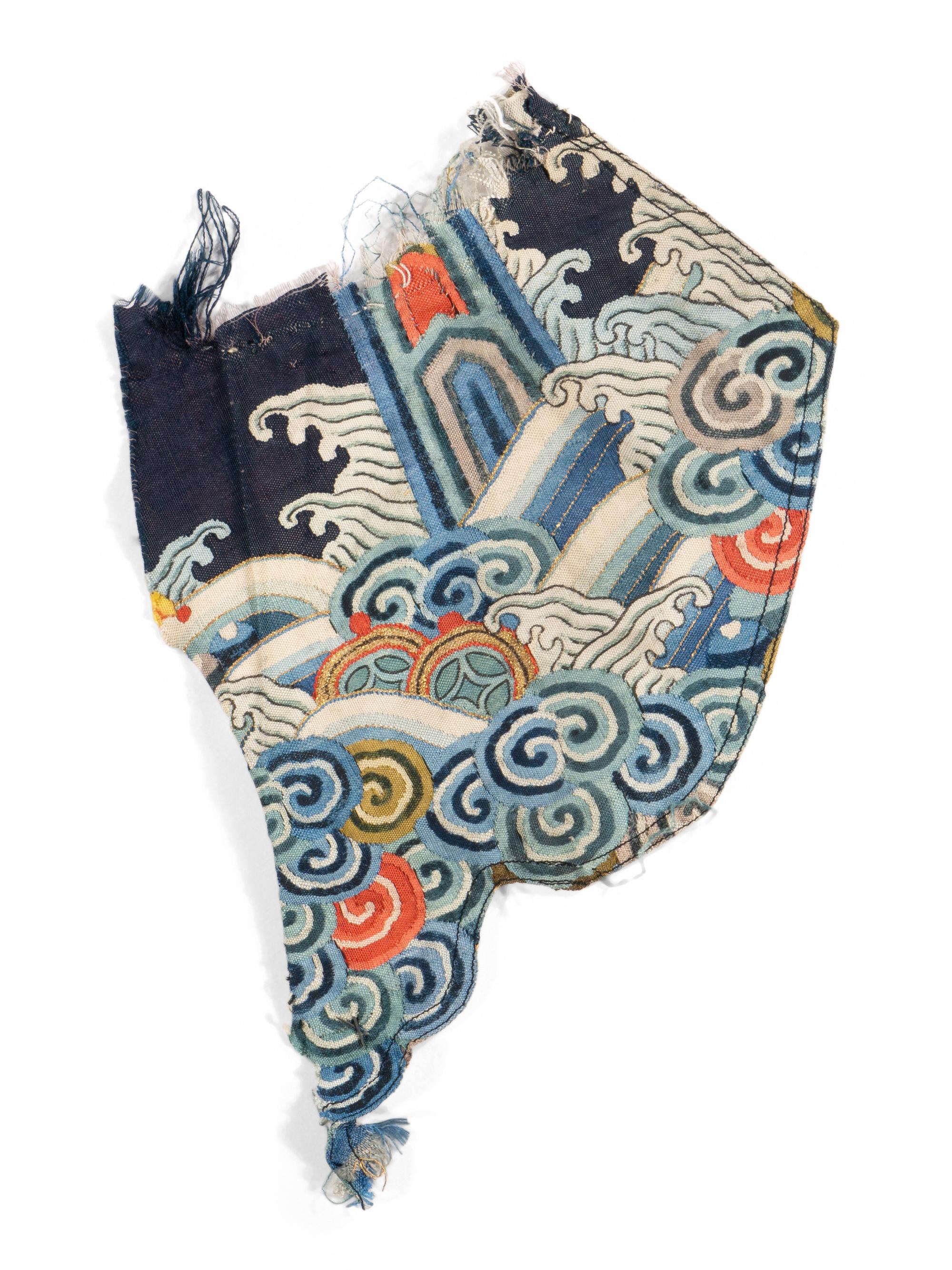 RELEASED TO MUSEUM -- A Group of Chinese Embroidered Silk Fragments