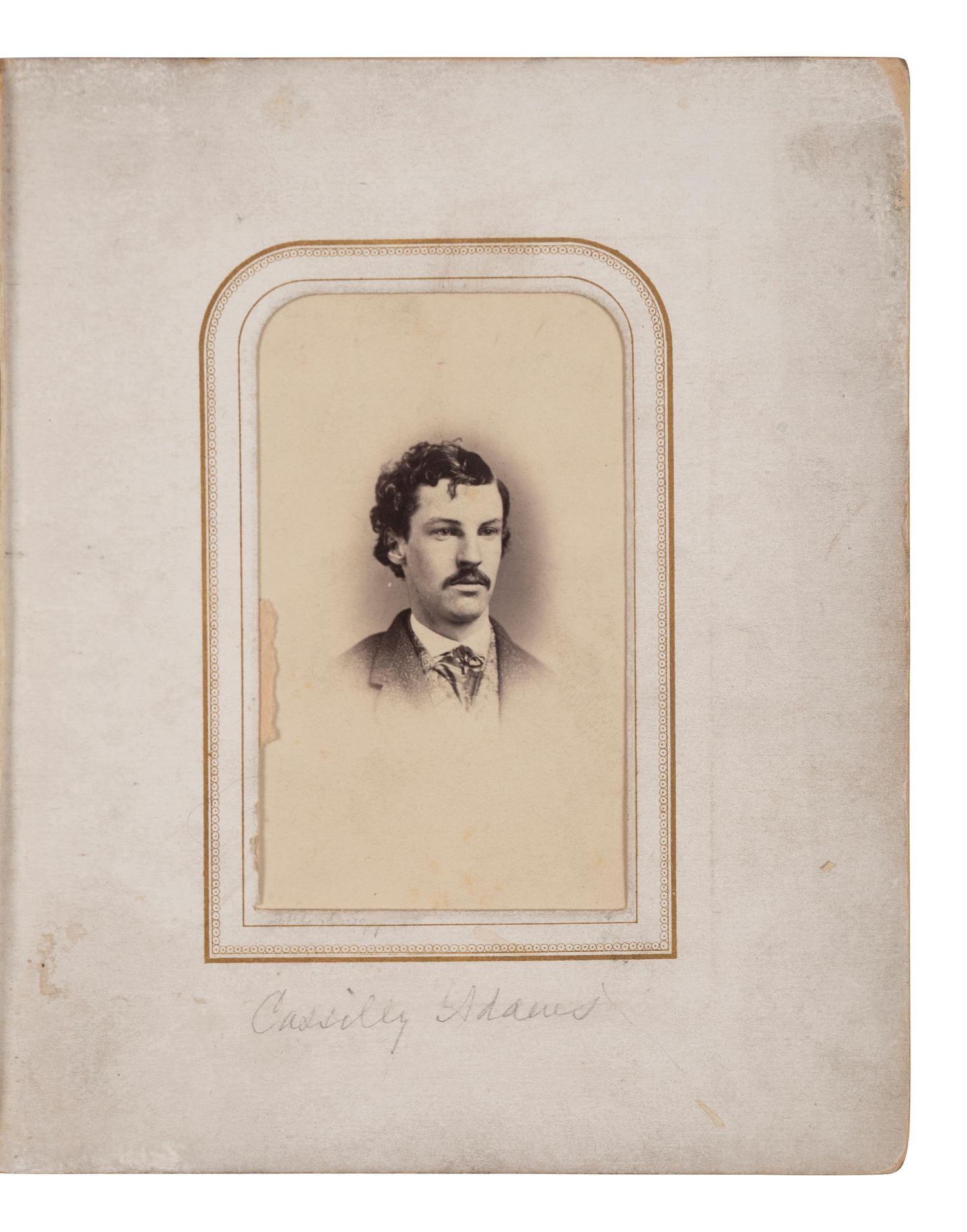 [CIVIL WAR]. A CDV album containing images of Civil War officers including Medal of Honor recipient Perry Wilkes, and others.