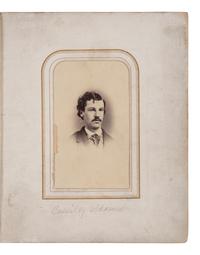 [CIVIL WAR]. A CDV album containing images of Civil War officers including Medal of Honor recipient Perry Wilkes, and others.