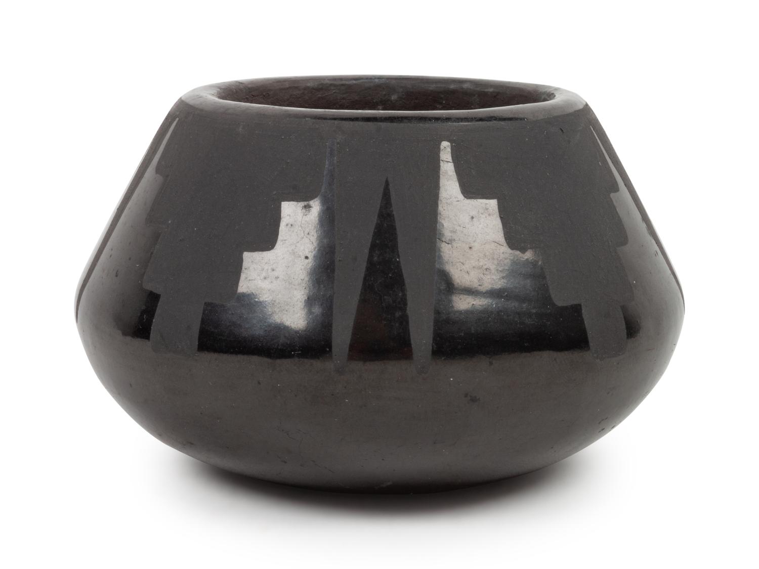 Blackware Jar and Plate