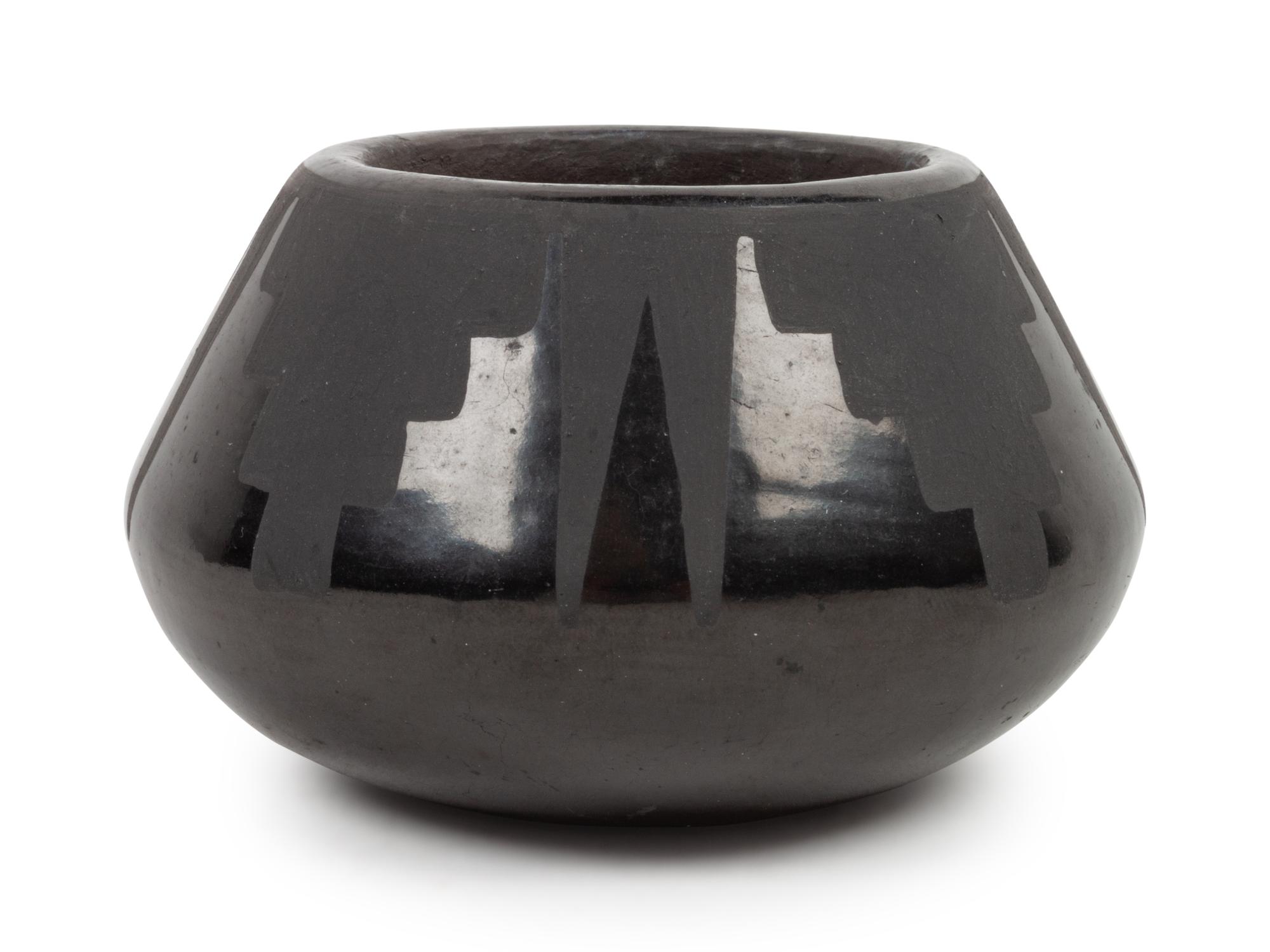 Blackware Jar and Plate