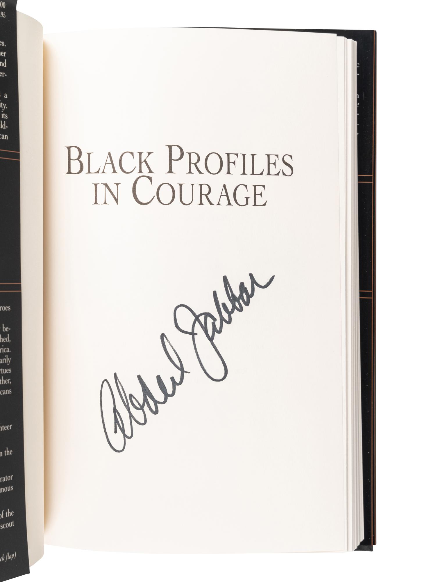 A Group of Four Books on African-American History Authored and Signed by Kareem Abdul-Jabbar and Arthur Ashe,