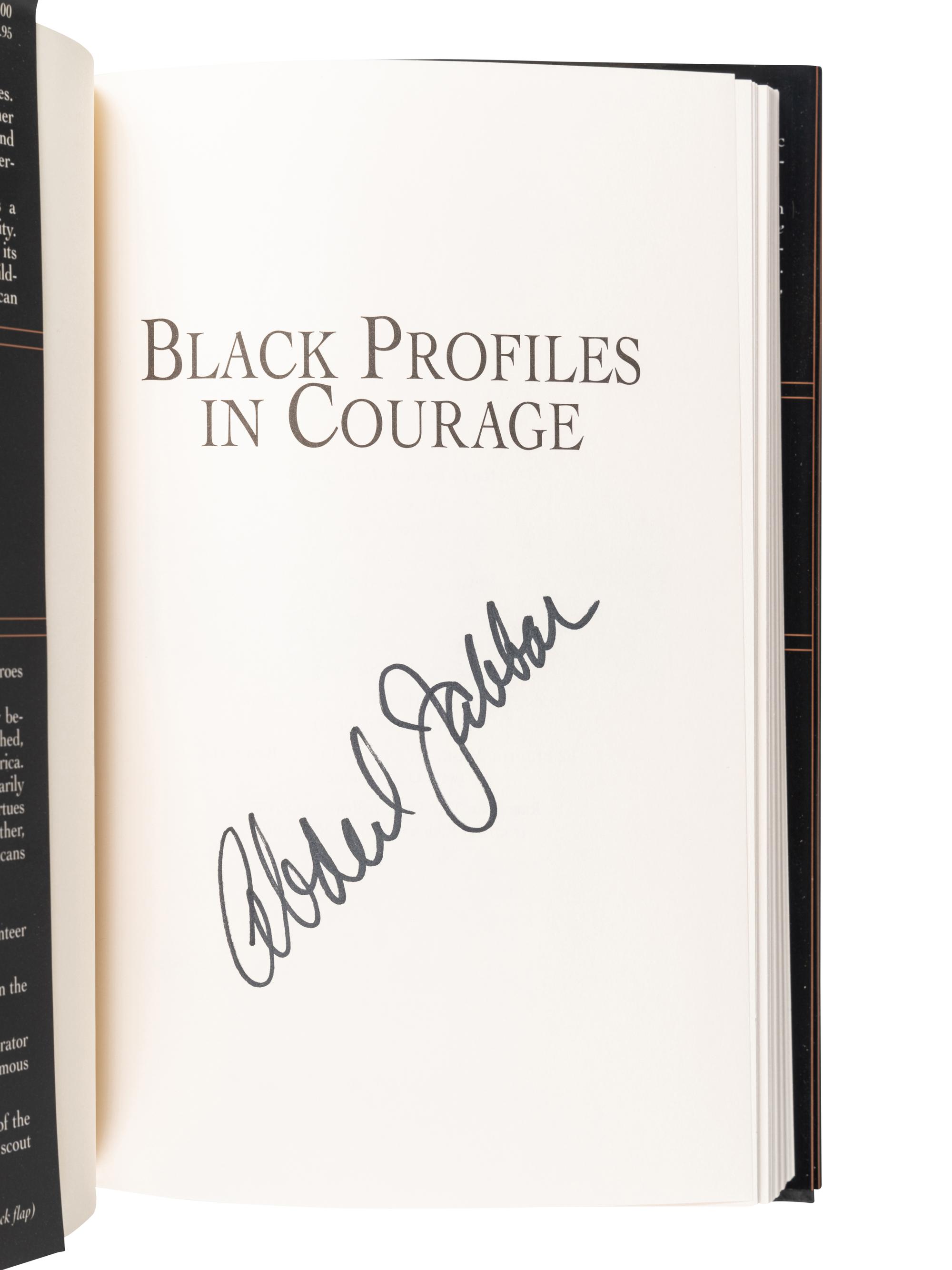A Group of Four Books on African-American History Authored and Signed by Kareem Abdul-Jabbar and Arthur Ashe,