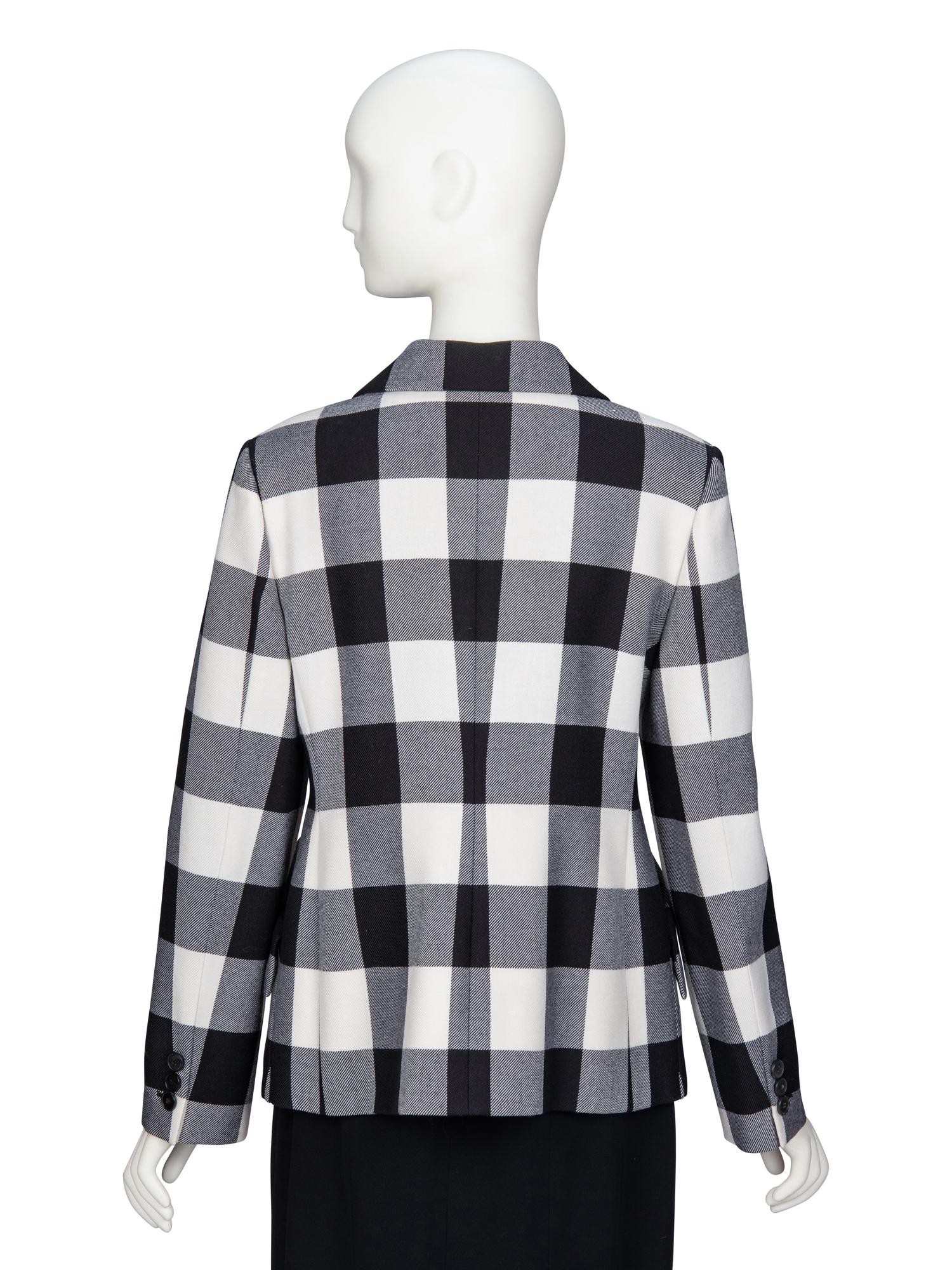 Christian Dior by Maria Grazia Chiuri, Buffalo Plaid Bar Jacket