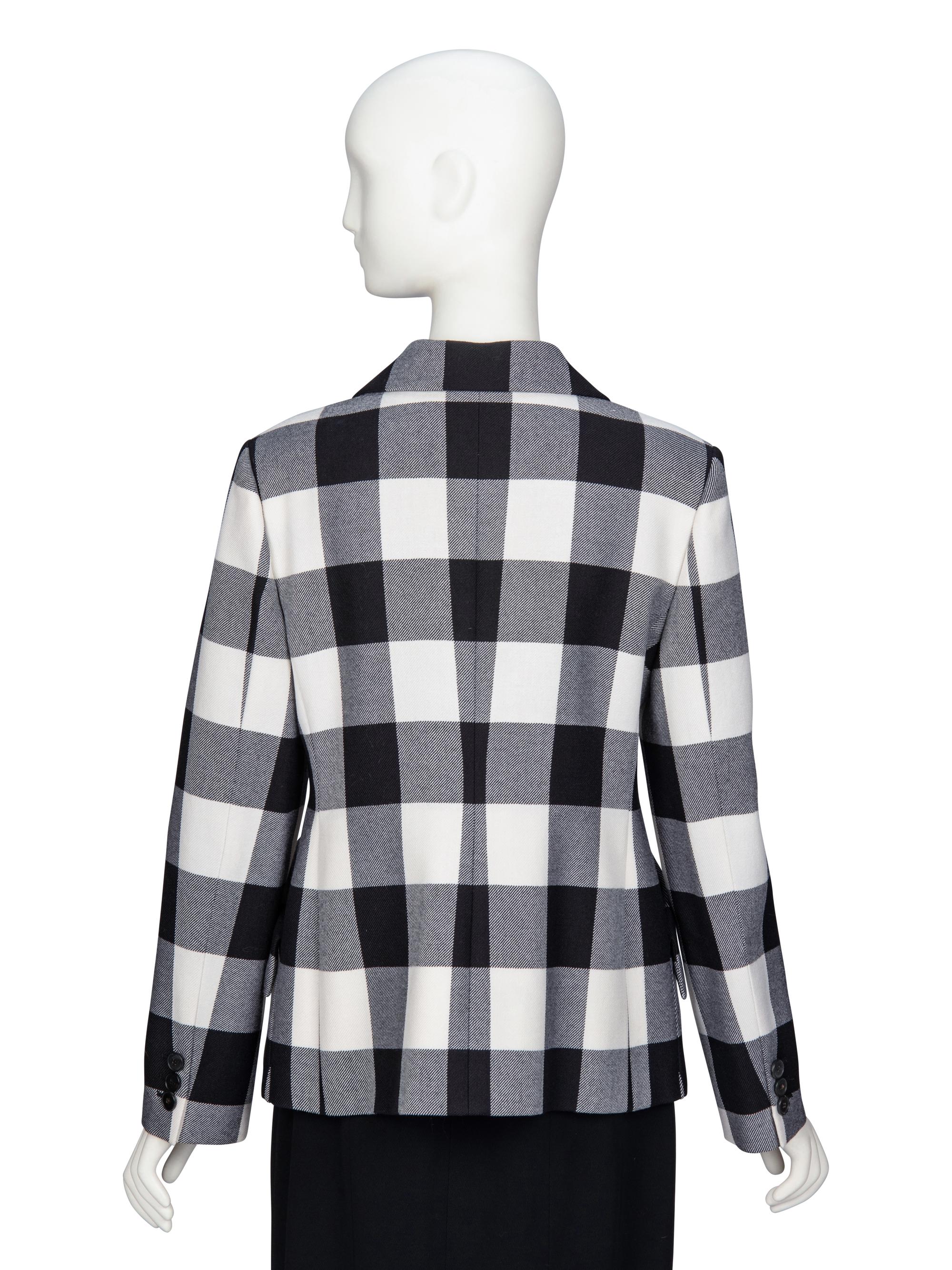 Christian Dior by Maria Grazia Chiuri, Buffalo Plaid Bar Jacket