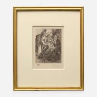 John French Sloan (American, 1871-1951) A Collection of Etchings
