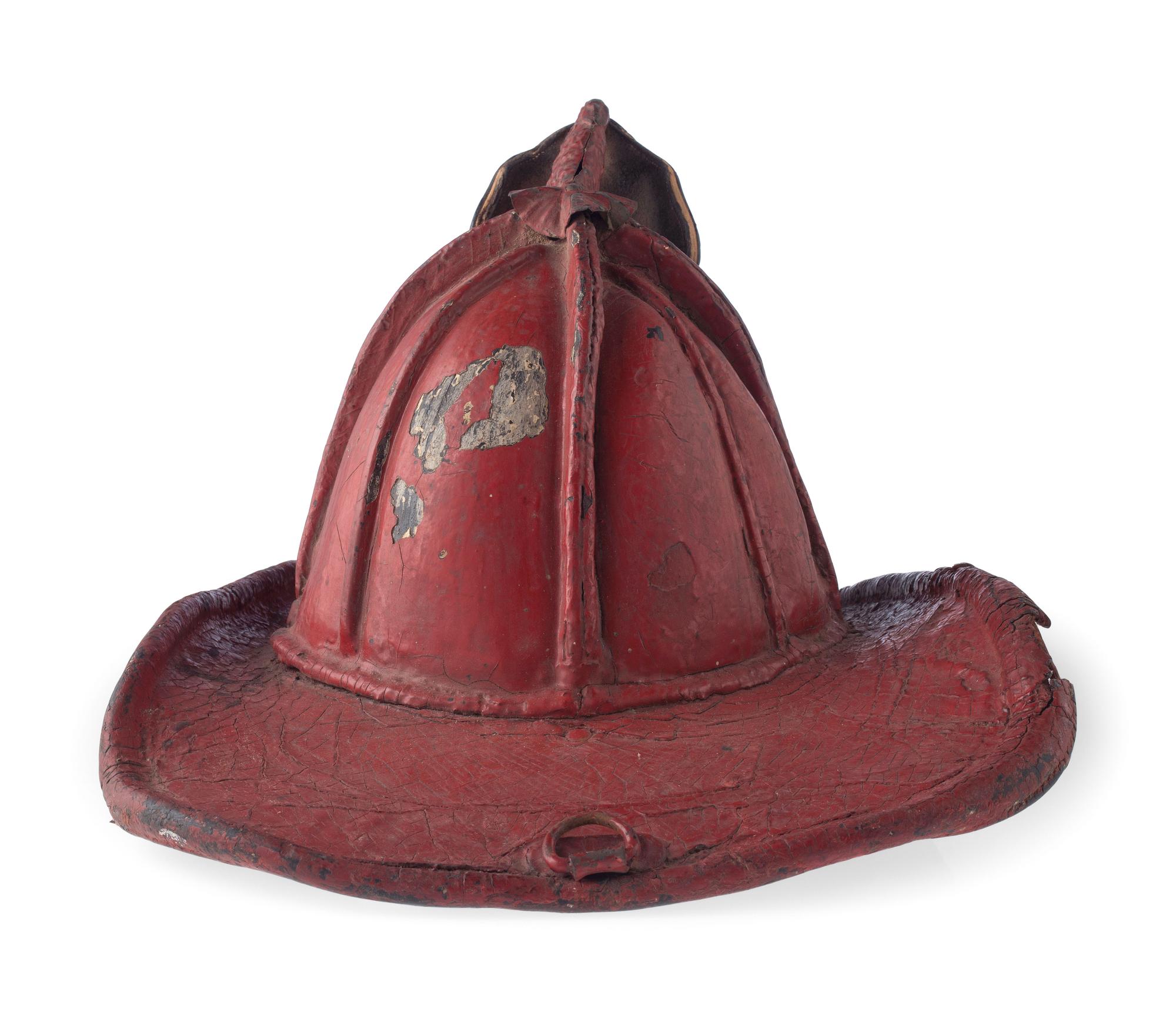 [CALIFORNIA] -- [FIREFIGHTING]. Fire helmet, badges, photographs, and more associated with San Francisco firefighter Ernest Nelson, Engine Co. No. 42, ca 1910-1930s.