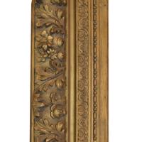 A Large Carved Giltwood Frame 49" W x 5.5" D x 87" H — United States, Circa 1890