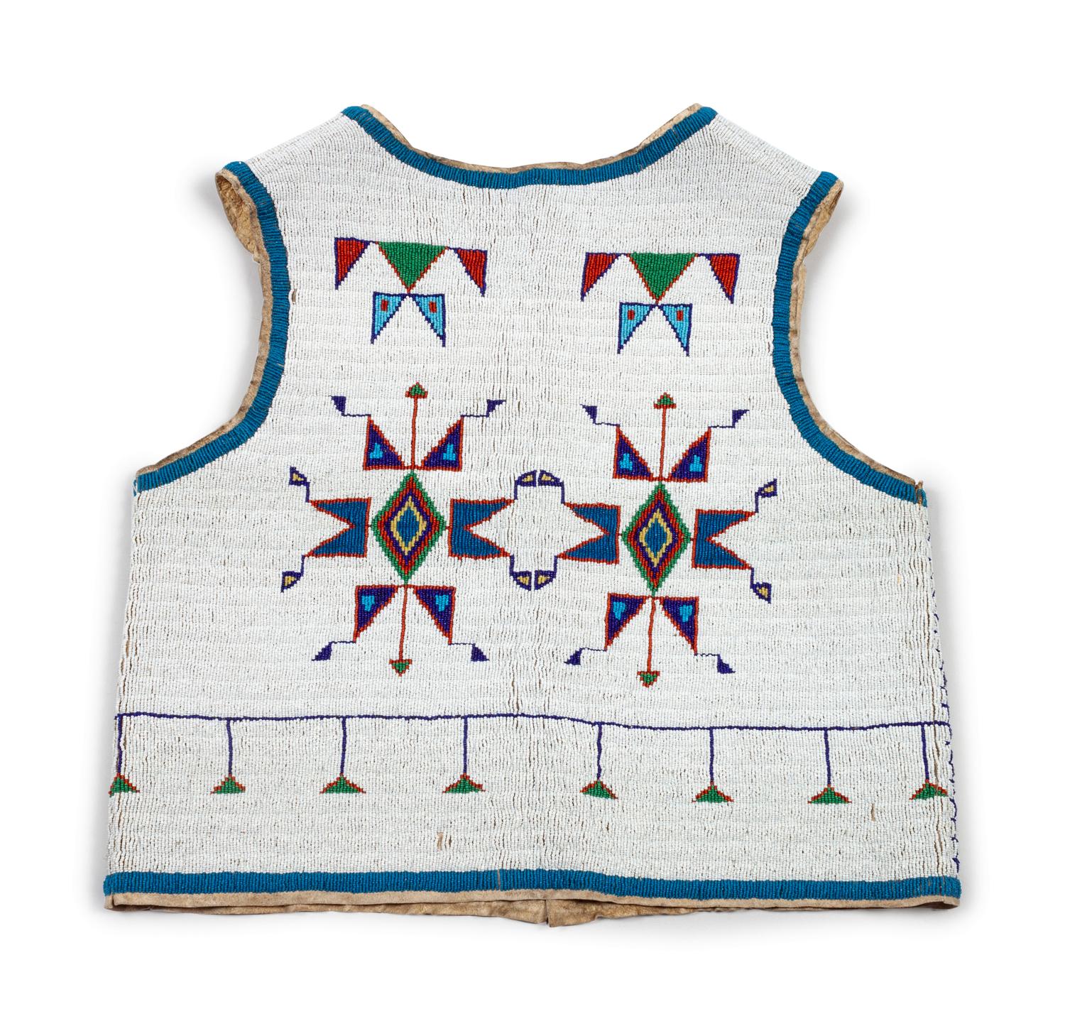 Sioux Beaded Hide Vest