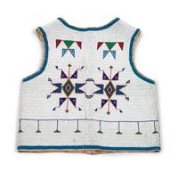 Sioux Beaded Hide Vest