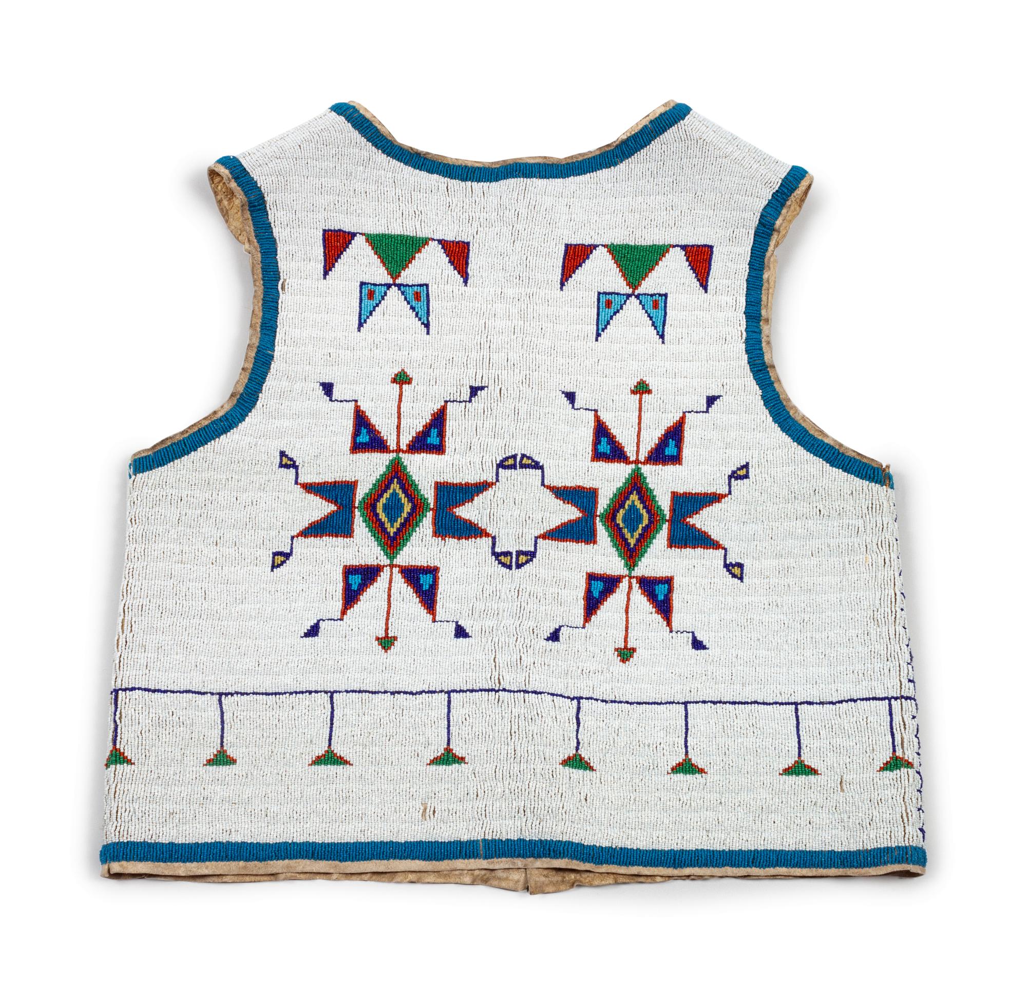 Sioux Beaded Hide Vest