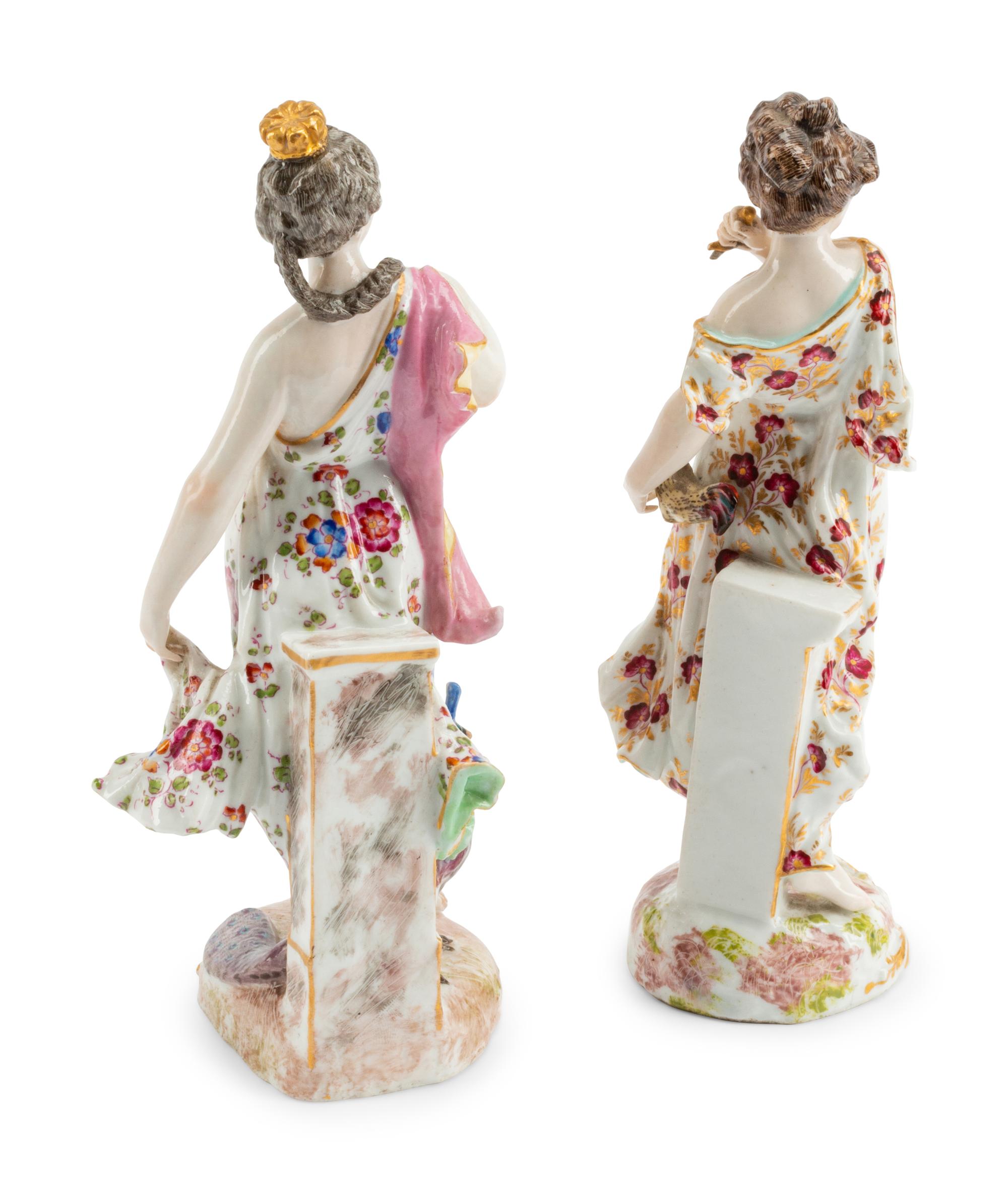 A Pair of Continental Porcelain Figures
