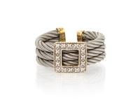 A Collection of Stainless Steel, 18 Karat Yellow Gold and Diamond Jewelry, Charriol, 11.20 dwts.