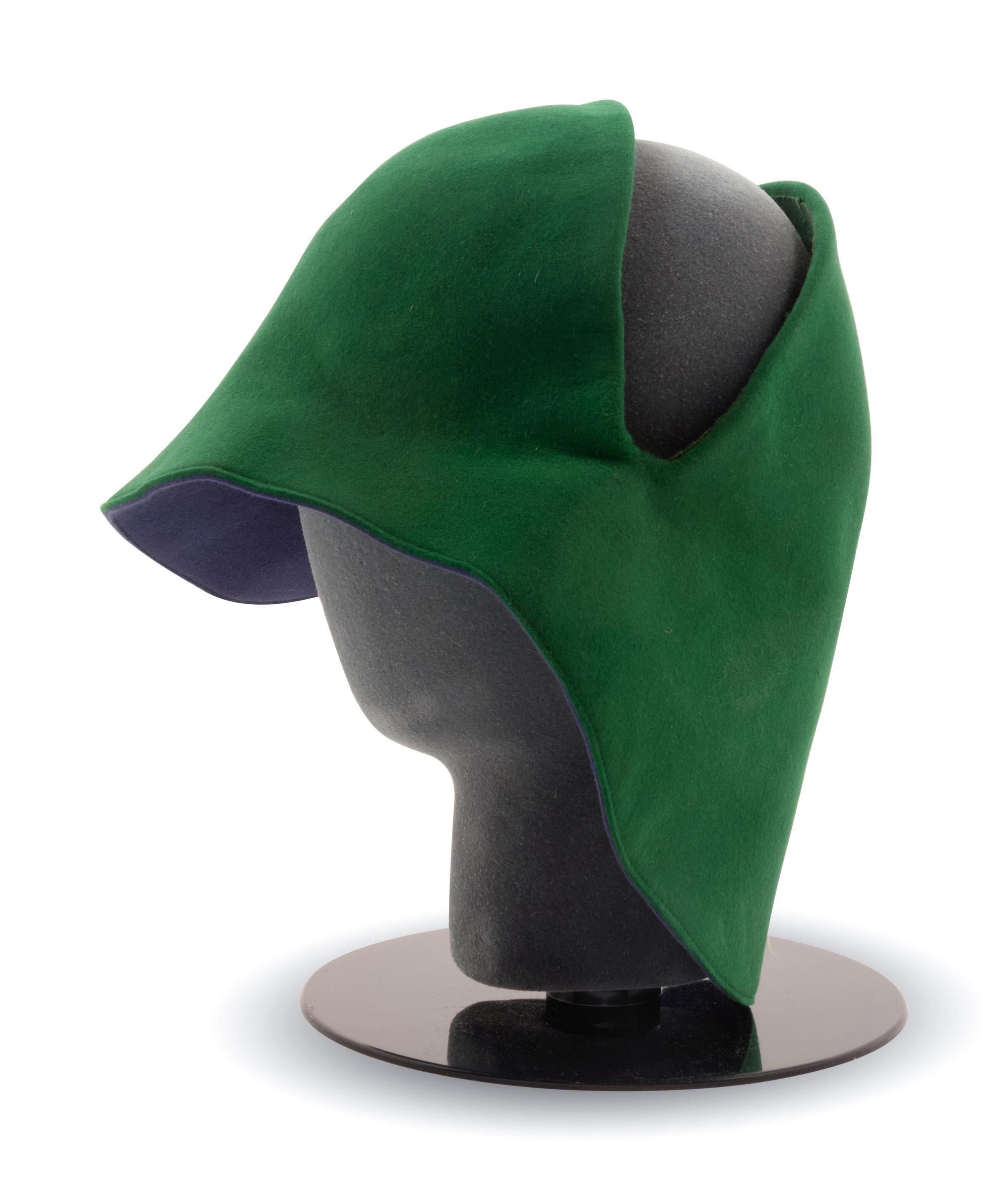 Three Pierre Cardin Felt Hats, 1960-70s