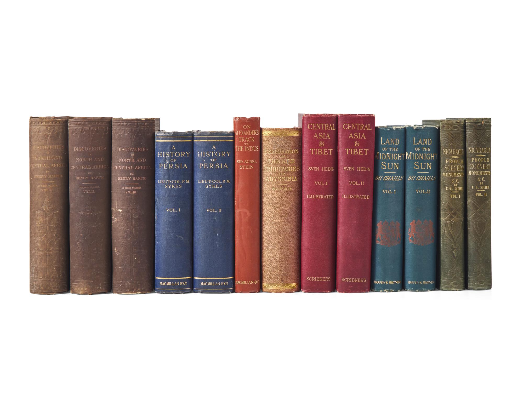 [TRAVEL & EXPLORATION]. A group of 7 titles, comprising: