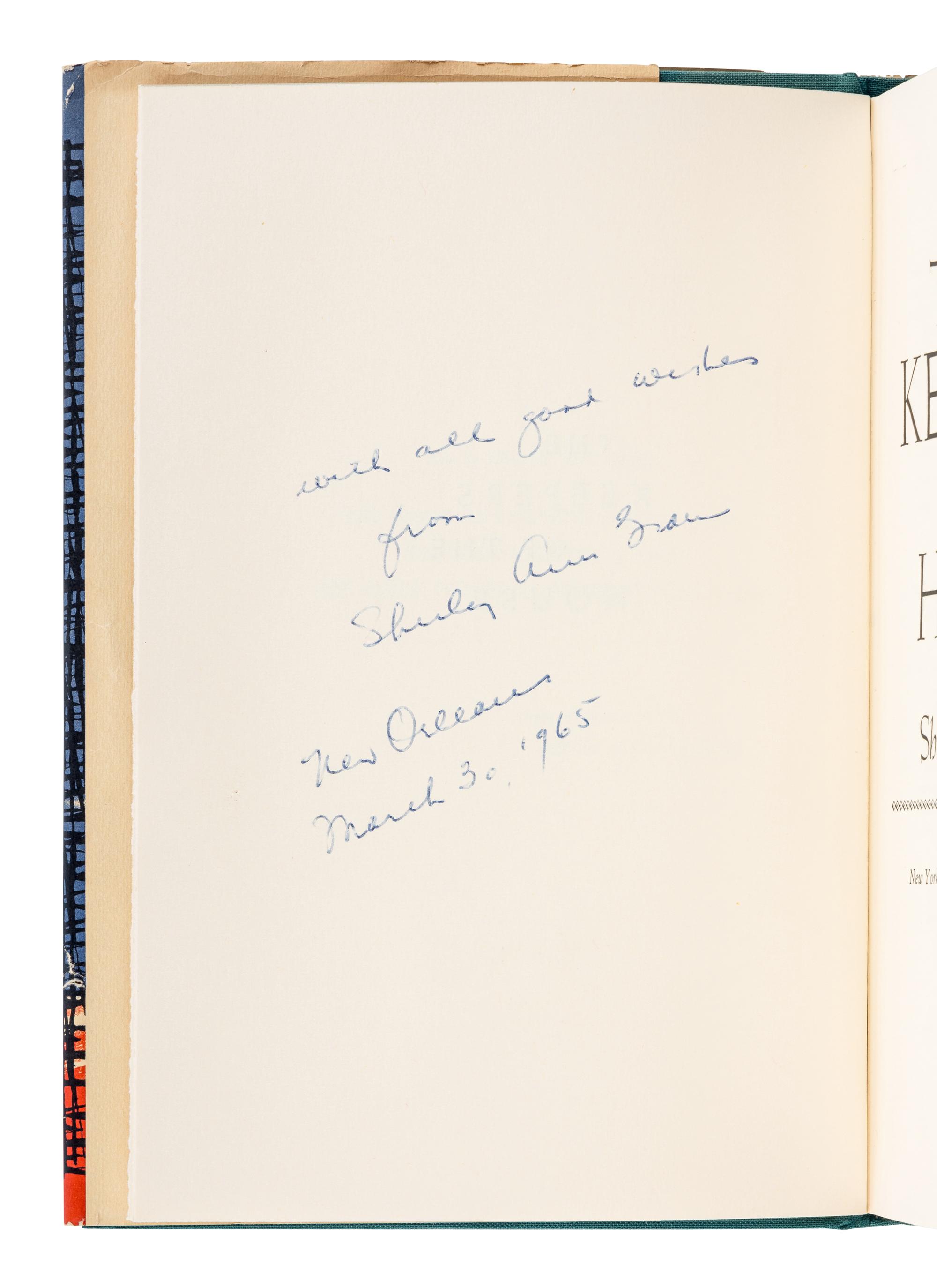 GRAU, Shirley Ann (1929-2020). Keepers of the House . New York: Alfred A. Knopf, 1964.