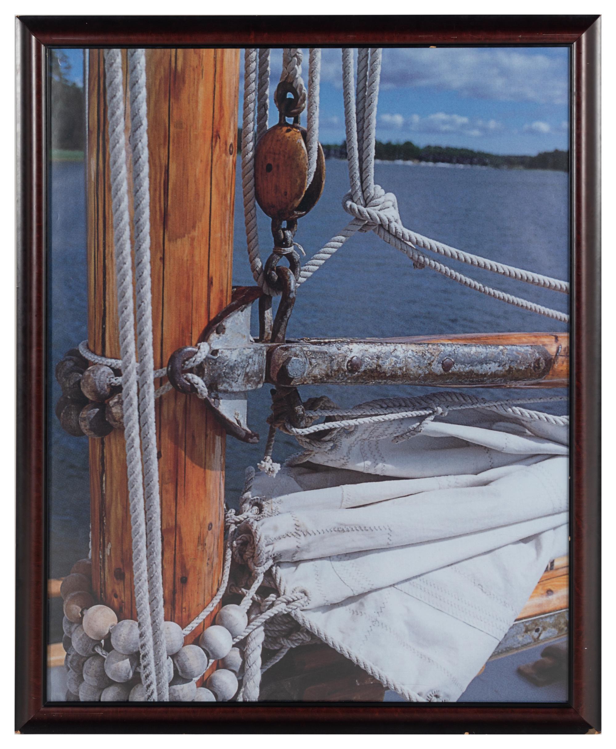 [MARITIME]. A group of 2 decorative nautical works, comprising: