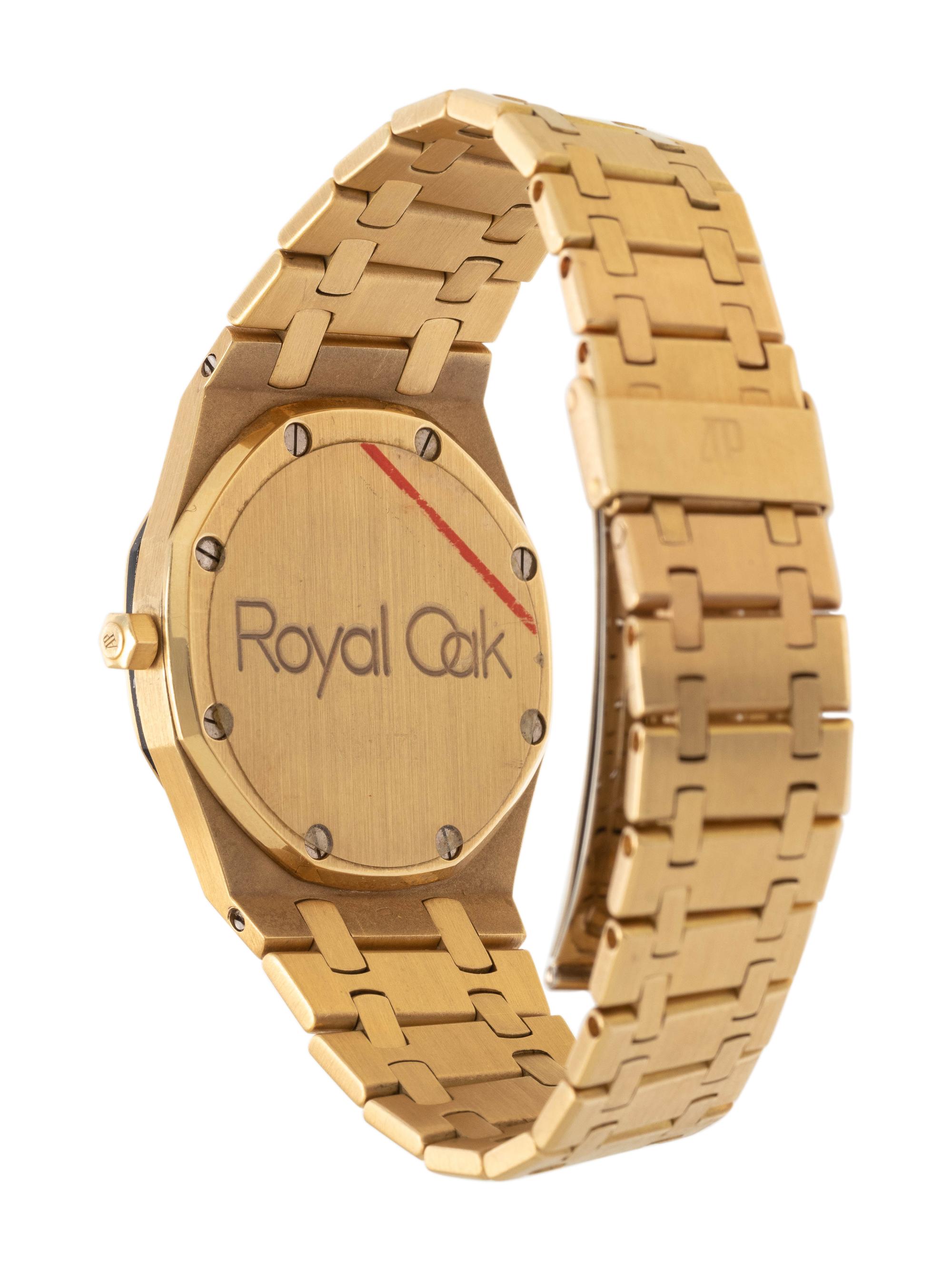 AUDEMARS PIGUET, REF. 477/4100BA 18K YELLOW GOLD 'ROYAL OAK' WRISTWATCH