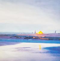 Fire On The Beach (Study), 2015