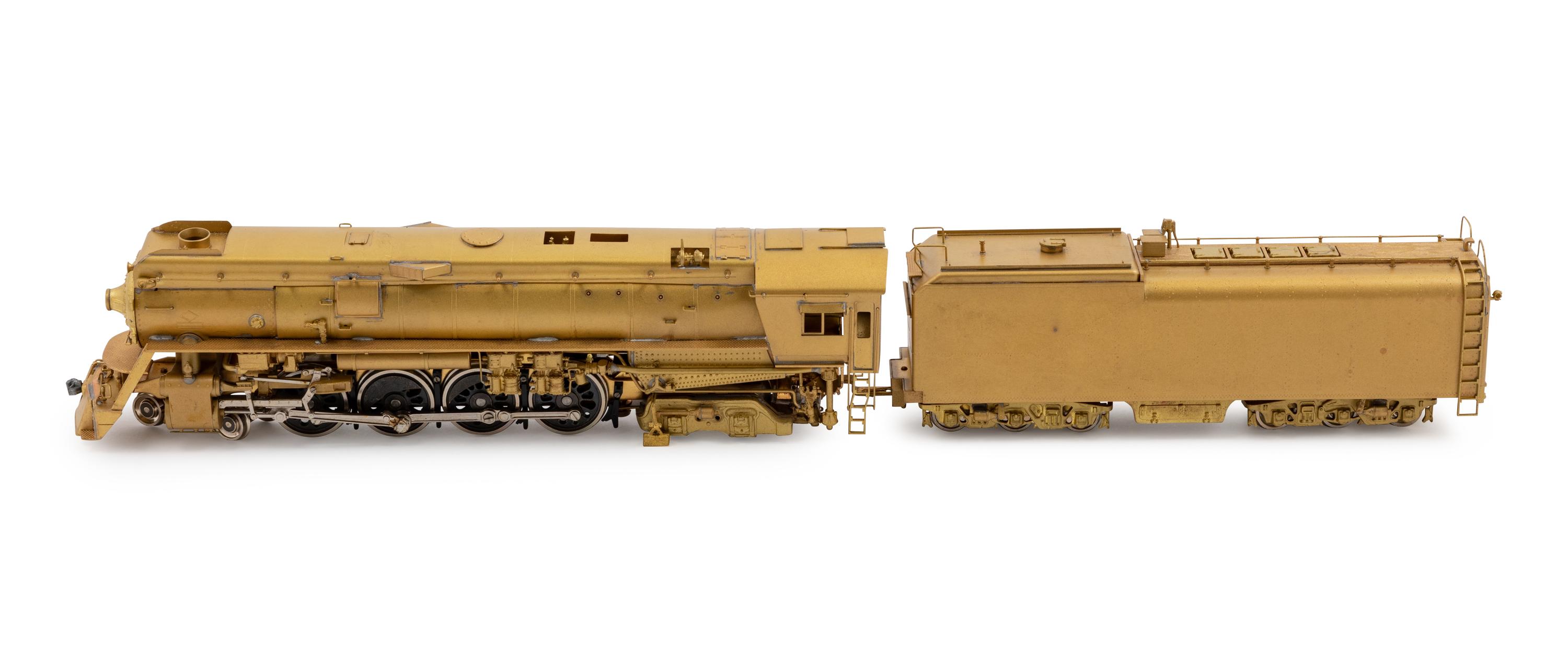 Factory Boxed Japanese Brass HO-Gauge Southern Pacific 4-8-4 Locomotive and Tender