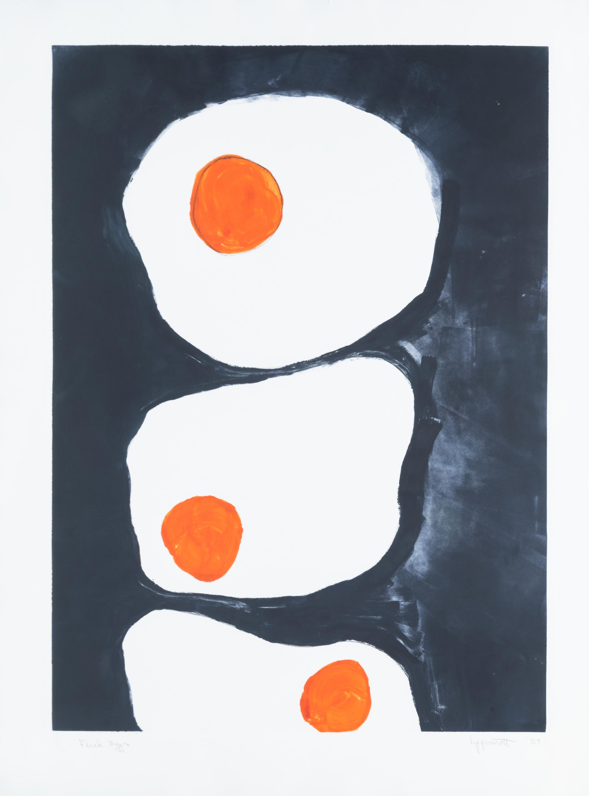 A Group of Three Works by Various Artists, , including Folded Paper, 1982 by Leo Joseph Dee (American, 1931-2004), Untitled (Paris Exhi