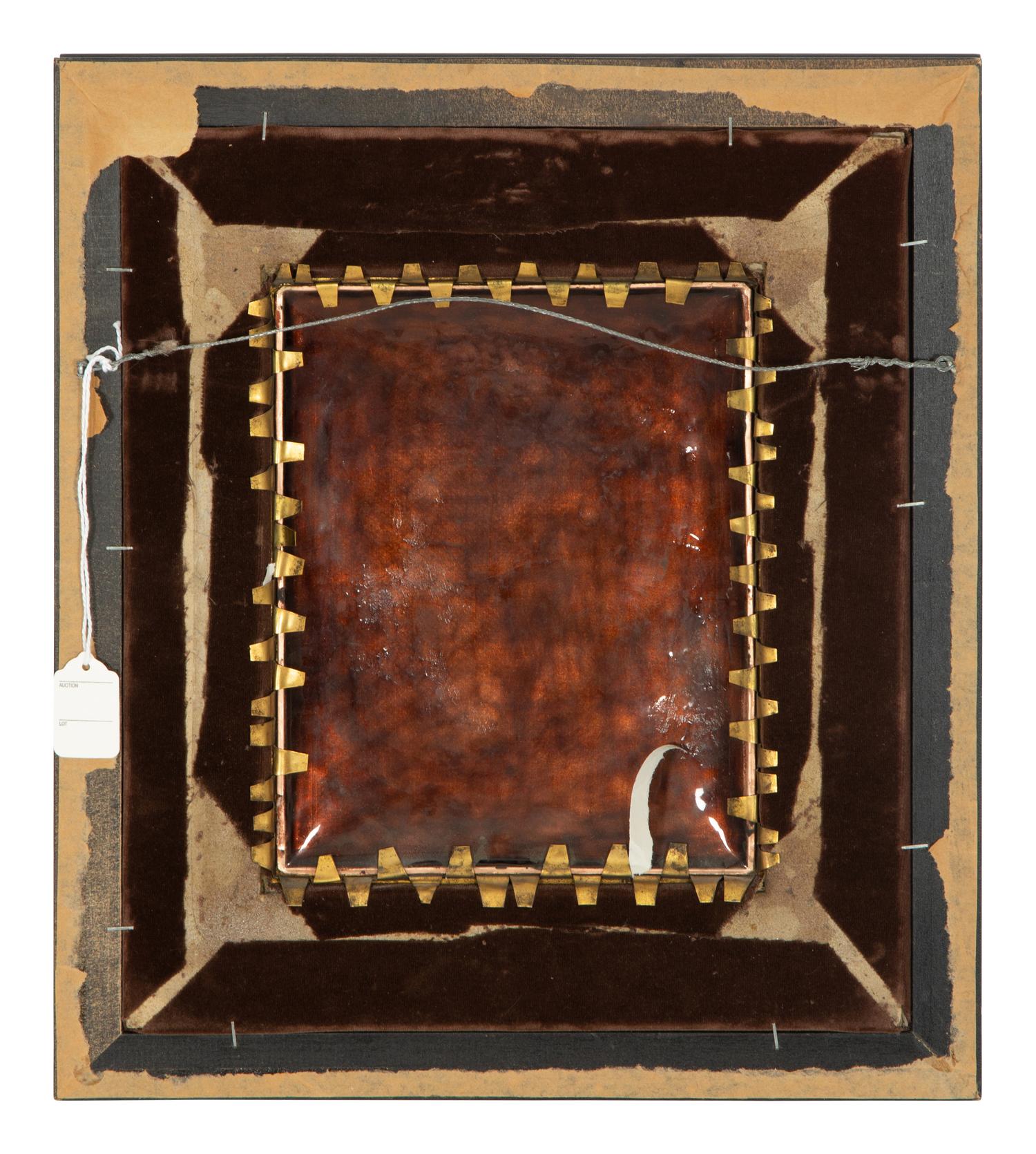 A Limoges Enameled Copper Plaque After Jean-Jacques Henner
