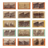 Haynes, F. Jay (1853-1921). A group of 15 stereoviews of Deadwood, Dakota Territory.