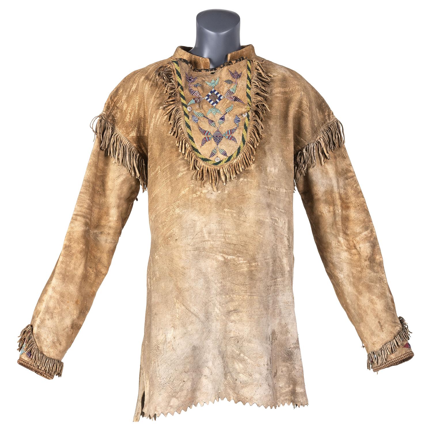 Santee Sioux Beaded Hide Shirt