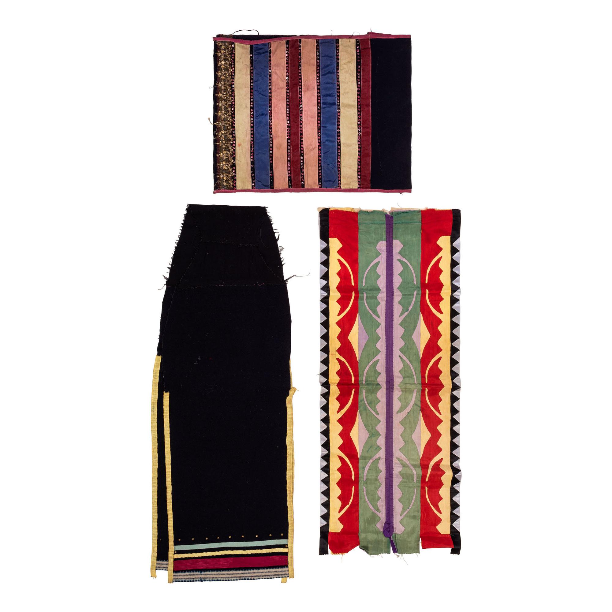 Osage Breechcloth and Apron, with Ribbon Work, PLUS