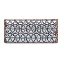 GUCCI, BLUE PYTHON EMBELLISHED CLUTCH